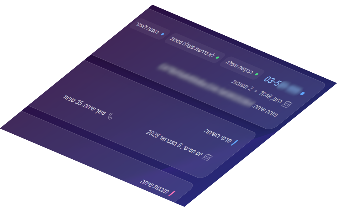 להפיק ערך מכל שיחה